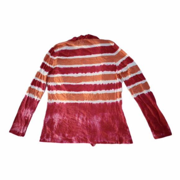 Colour Works Pink/Orange Tie Dye Cardigan sz S Womens - Picture 2 of 6